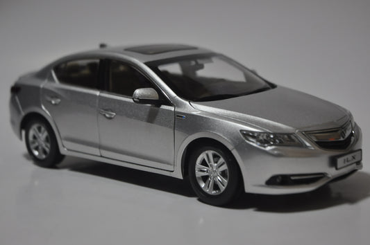 Acura ILX Diecast model car in Silver 1/18 Scale