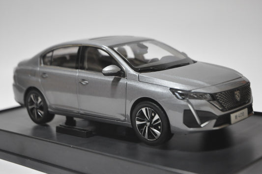 2022 Peugeot 408 Diecast model car in Gray 1/18 scale