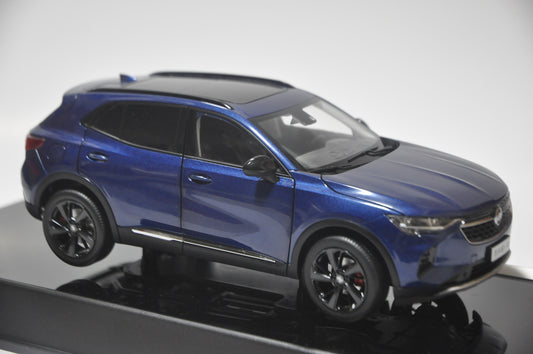 Buick Envision S GS SUV Diecast model in Blue 1/18 Scale