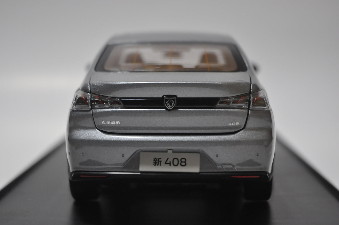 2022 Peugeot 408 Diecast model car in Gray 1/18 scale