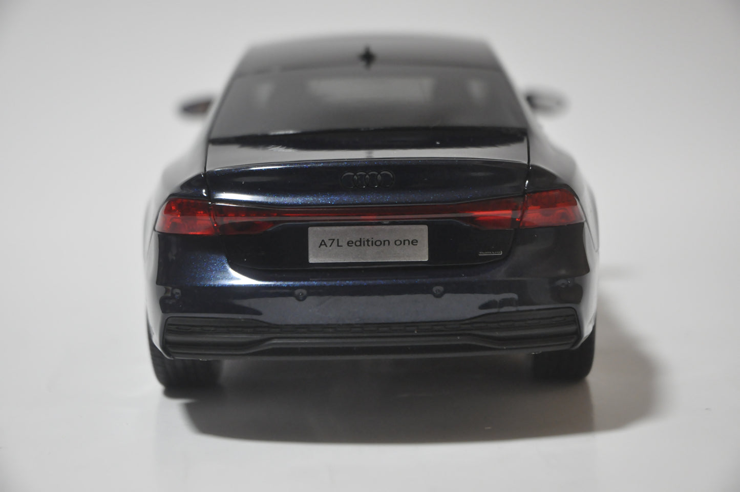 Audi A7L edition one Diecast model car in Blue 1/18 Scale