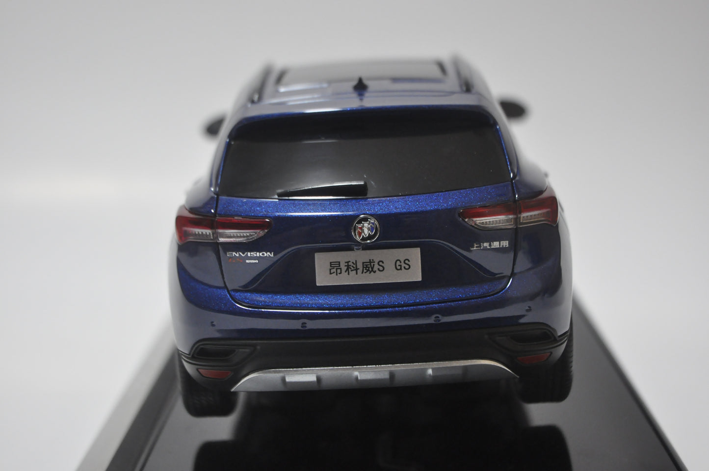 Buick Envision S GS SUV Diecast model in Blue 1/18 Scale