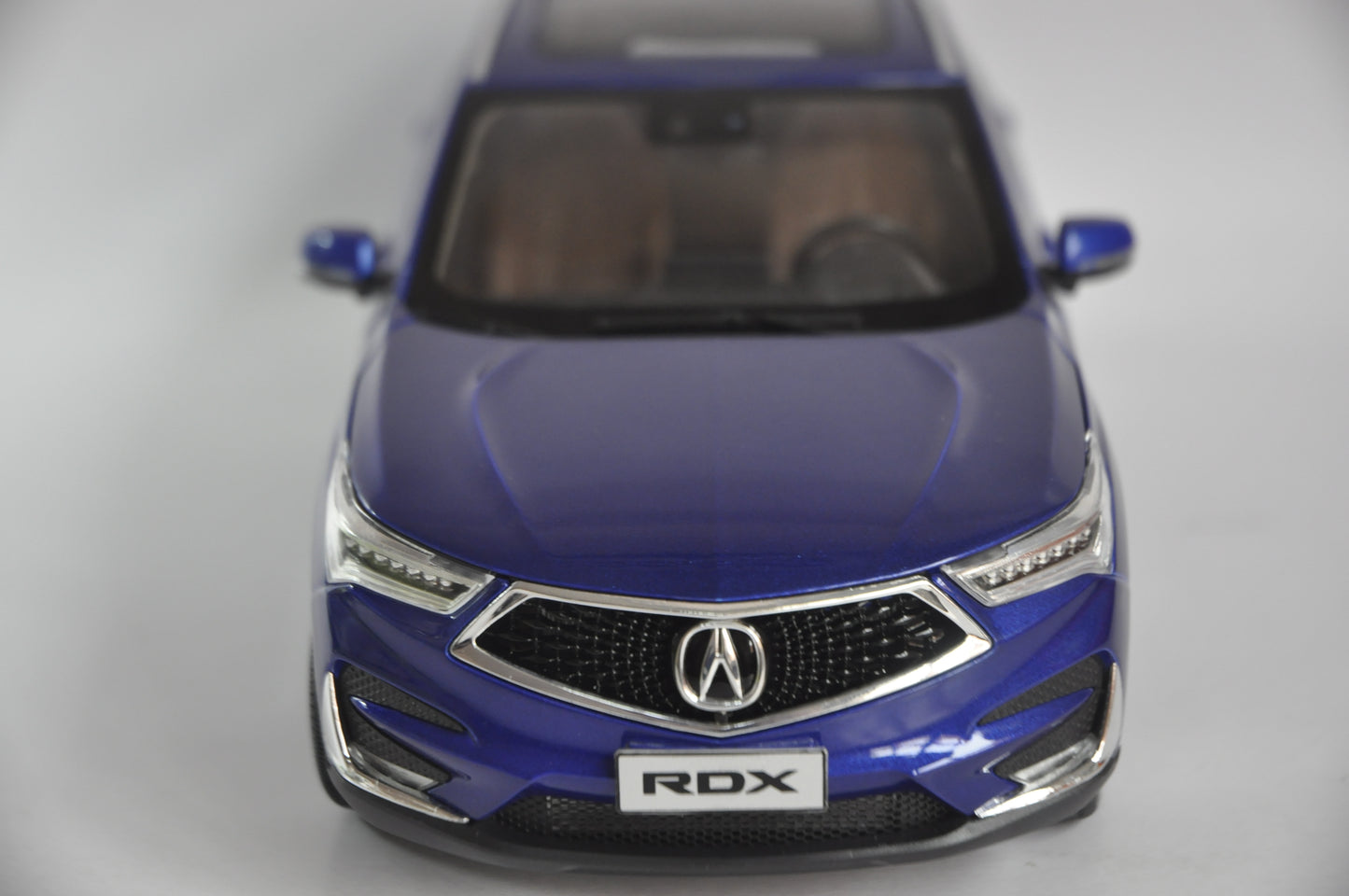 Acura RDX 2019 SUV Diecast model in Blue 1/18 Scale