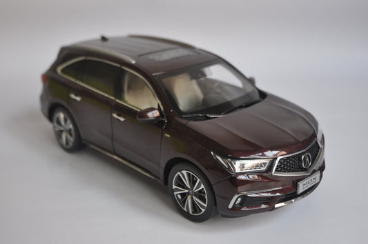 Acura MDX 2019 SUV Diecast model in Red 1/18 Scale