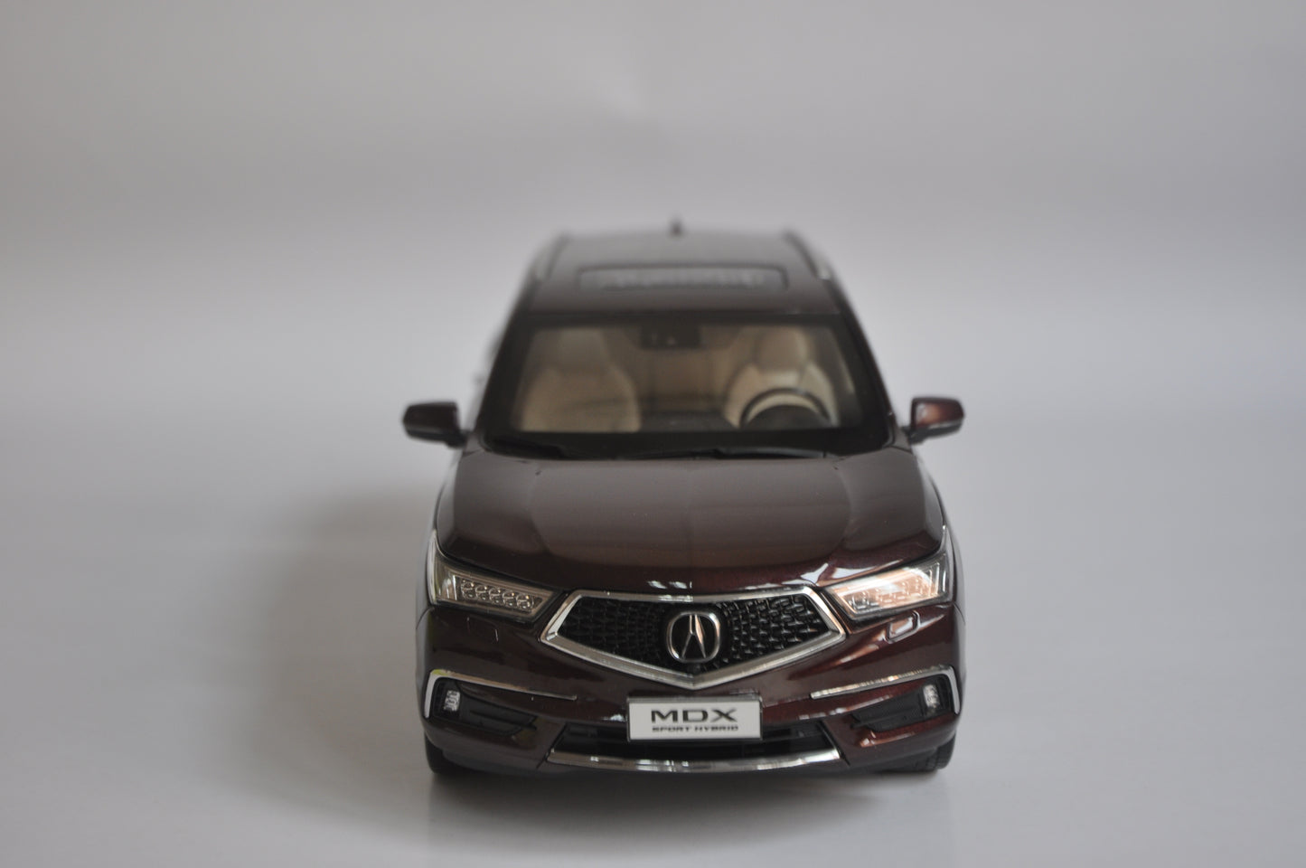 Acura MDX 2019 SUV Diecast model in Red 1/18 Scale