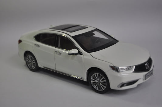 Acura TLX.L 2019 Diecast model car in White 1/18 Scale