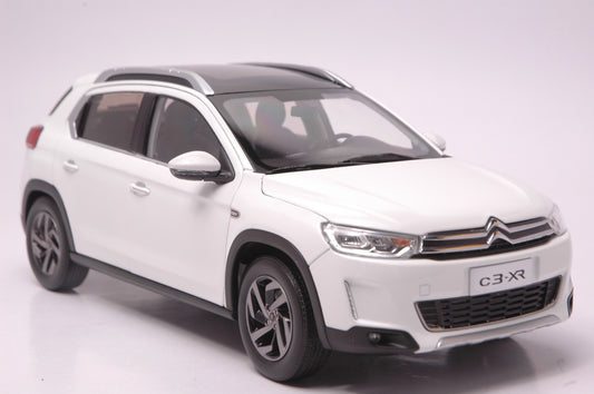 Citroen C3-XR Diecast model car in White 1/18 Scale